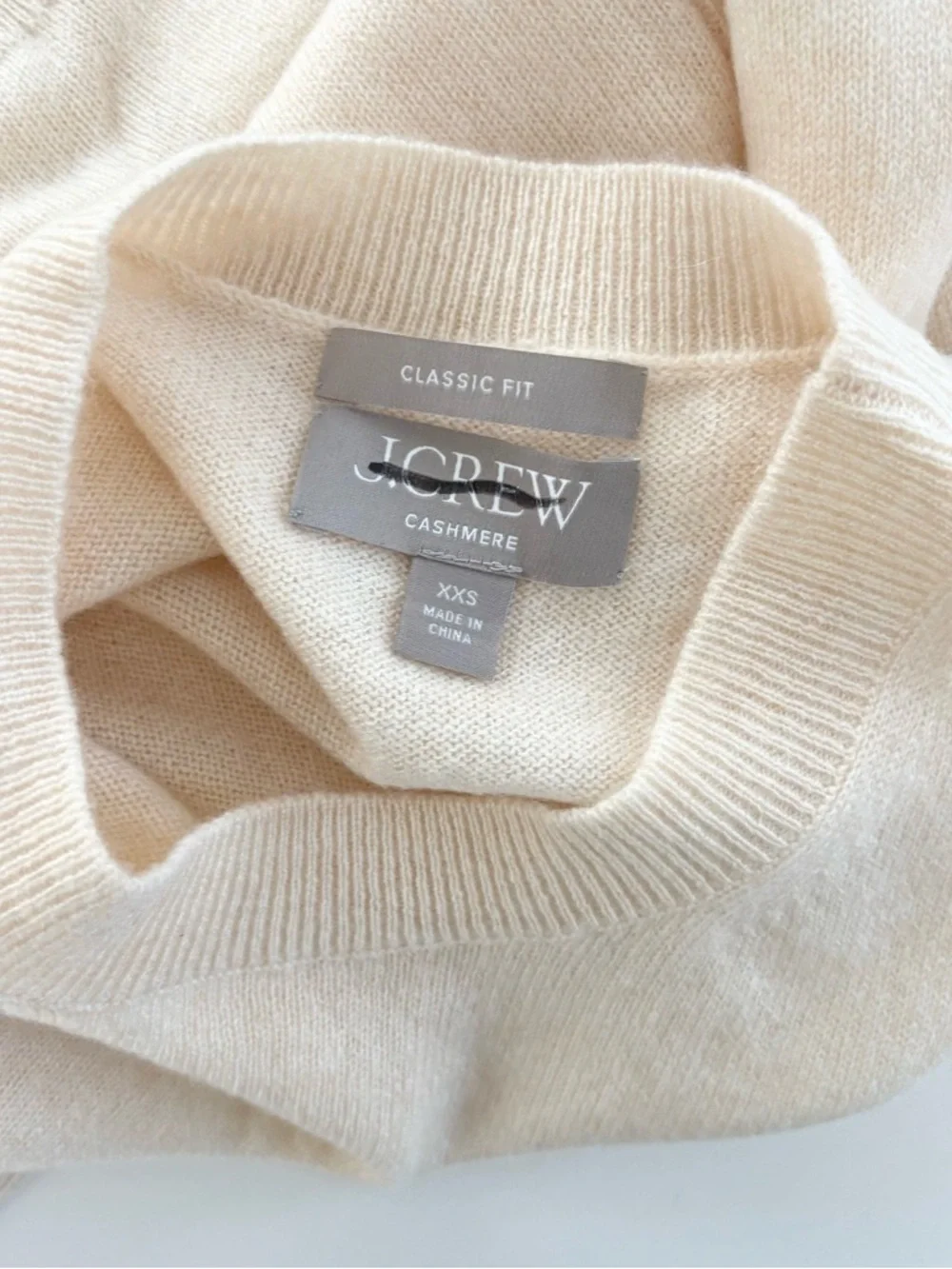 J. Crew Cashmere Classic-fit Crewneck Sweater Heather Natural